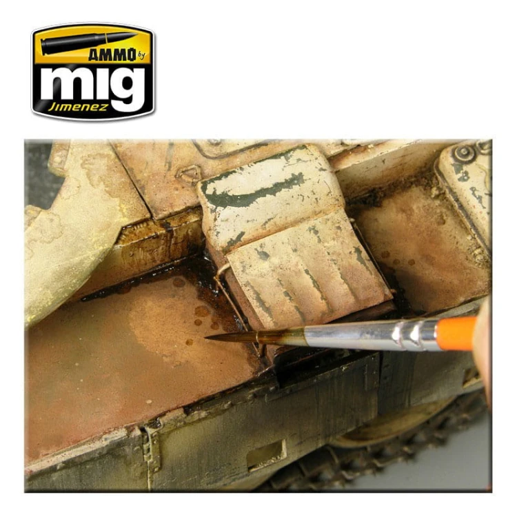 Weathering Fresh engine oil A.MIG-1408 AMMO Mig Jimenez