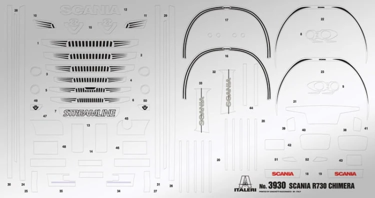 Scania R730 Streamline 3930 Italeri