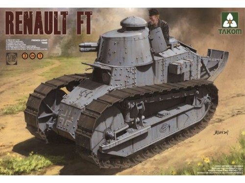 Czołg Renault FT-17 3w1 1004 Takom