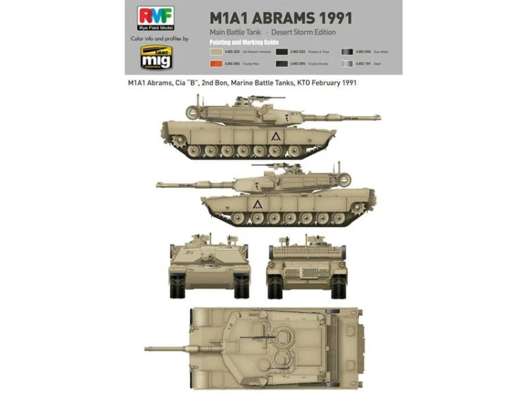 Czołg M1A1 Abrams RM-5006 RFM