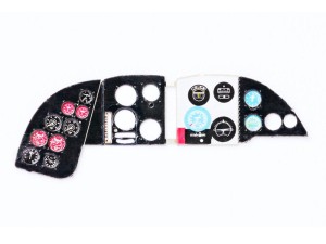 Fototrawiona tablica przyrządów do PZL.37 Łoś