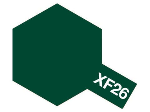 Farba akrylowa XF-26 Deep Green Flat 81326 Tamiya
