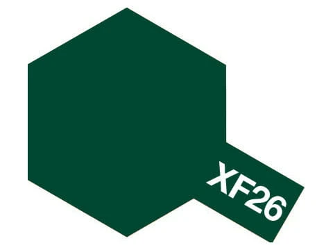 Farba akrylowa XF-26 Deep Green Flat 81326 Tamiya