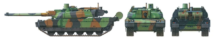 Czołg Leclerc series 2 35362 Tamiya