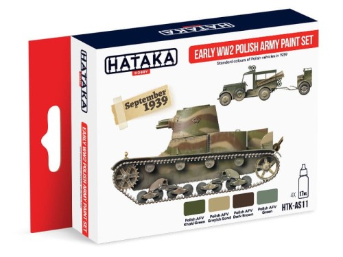 Zestaw farb akrylowych Wojsko Polskie HTK-AS11 Hataka