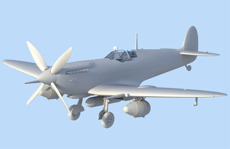 Samolot Supermarine Spitfire Mk.IXc 48060 ICM