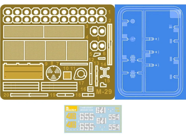 Czołg T-44M 37002 MiniArt