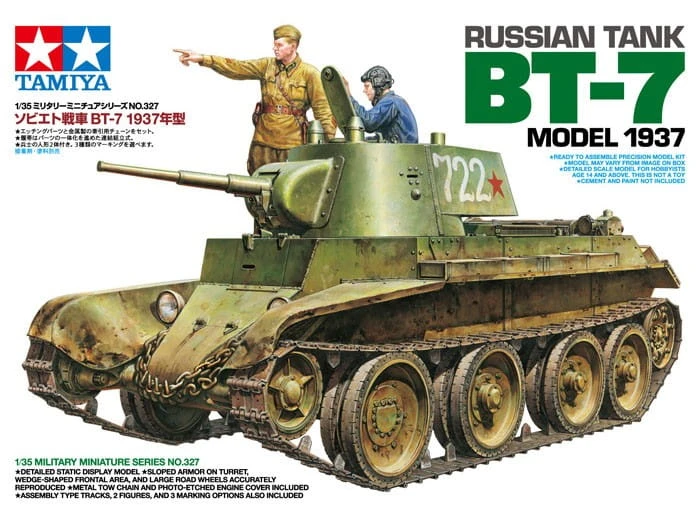 Czołg BT-7 model 1937 35327 Tamiya