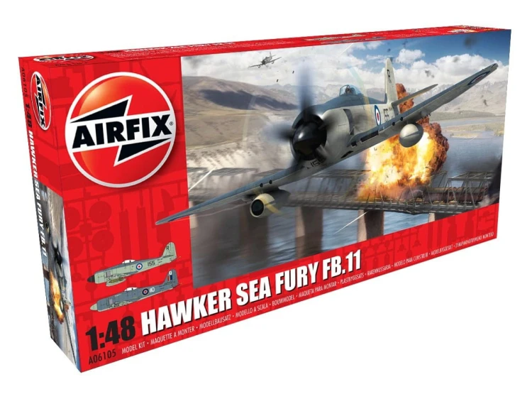 Samolot Hawker Sea Fury FB.11 A06105 Airfix