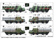 Wyrzutnia 48N6E 5P85S TEL S-300PMU SA-10 Grumble 01038 Trumpeter