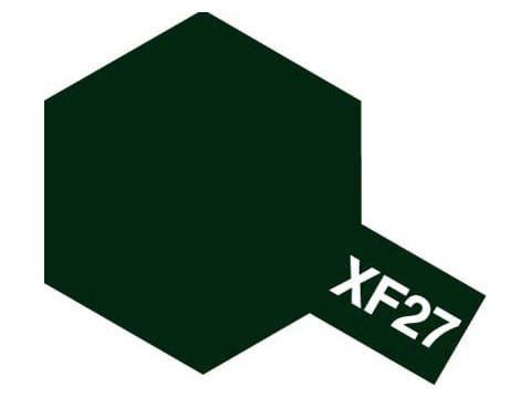 Farba emaliowa XF27 Black green 80327 Tamiya
