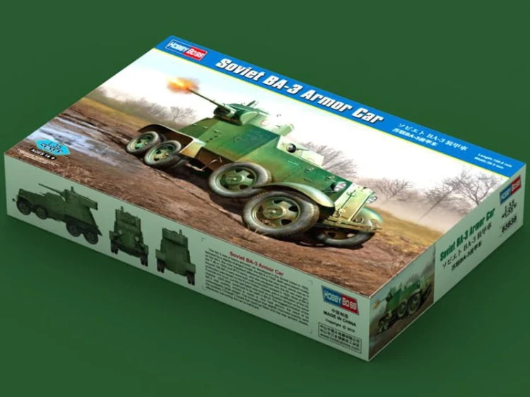 Samochód pancerny BA-3 83838 Hobby Boss