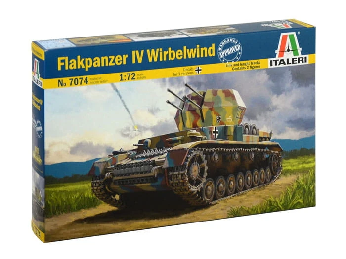 Działo Flakpanzer IV Wirbelwind 7074 Italeri