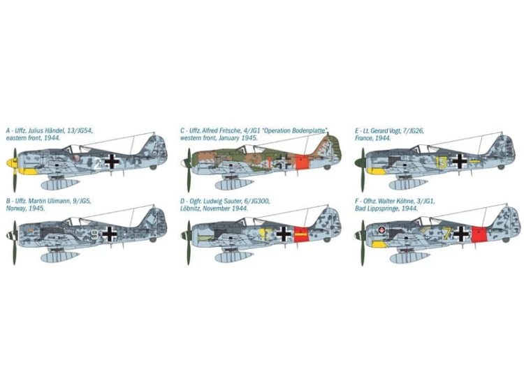 Samolot Focke Wulf Fw190 A-8 2751 Italeri
