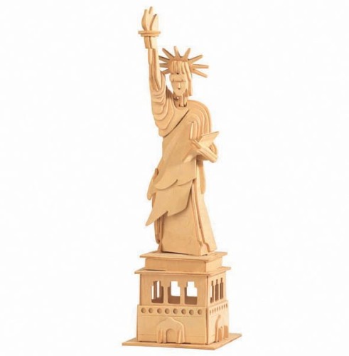Statua Wolności składanka drewniana puzzle 3D P031 Sea-Land
