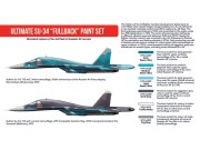 Zestaw farb akrylowych Ultimate Su-34 Fullback HTK-AS58 Hataka