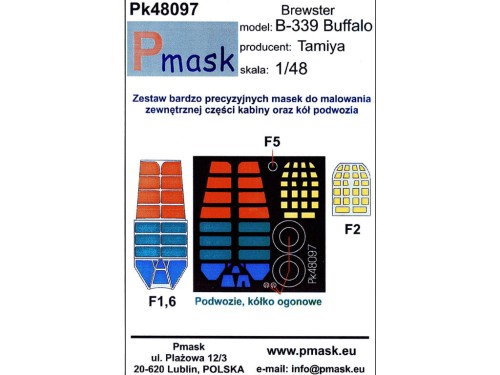 Maski do Brewster B-339 Buffalo Pk48097 Pmask