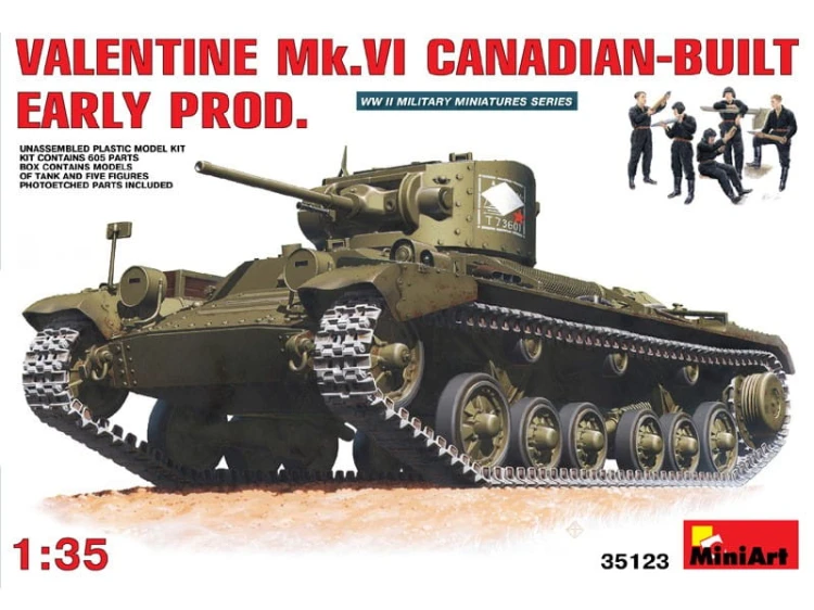 Czołg Valentine Mk.VI 35123 MiniArt