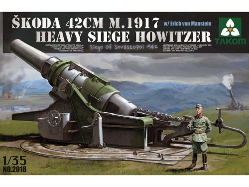 Haubica ciężka Skoda 42cm M.17 2018 Takom