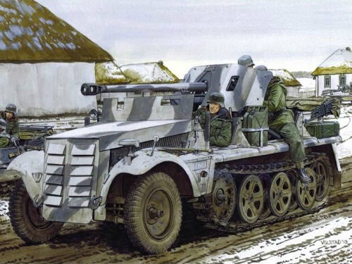 Armata 5cm PaK 38 (Sf) na Zugkraftwagen 1t 6719 Dragon