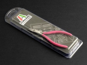 Szczypce modelarskie proste płaskie