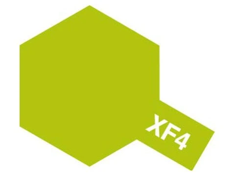 Farba emaliowa XF4 Yellow green 80304 Tamiya