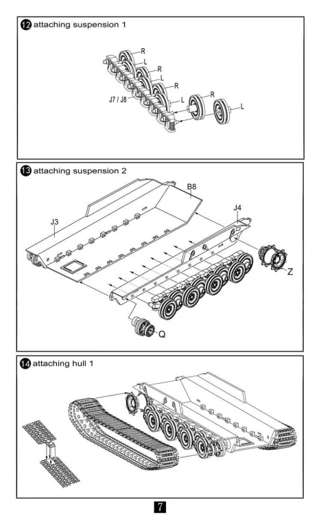 Czołg Waffentrager auf E-100 128mm UA72108 Modelcollect
