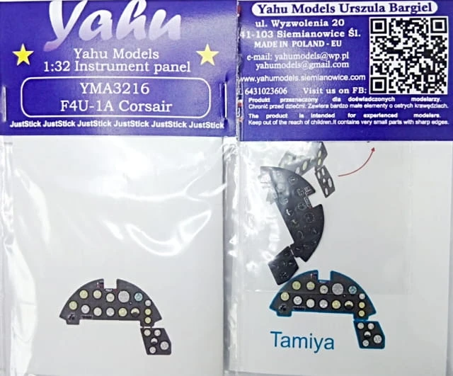 Fototrawiona tablica do F4U-1A YMA3216 Yahu