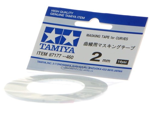 Taśma maskująca 2mm do krzywizn 87177 Tamiya