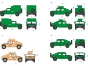 Kalkomania Humvee HMMWV w Wojsku Polskim 35D04 Toro