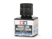 Farba do linii Panel Line Accent Color Black 87131 Tamiya