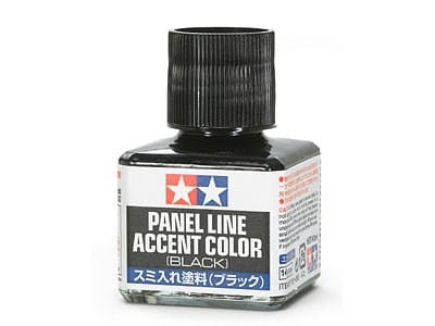 Farba do linii Panel Line Accent Color Black 87131 Tamiya