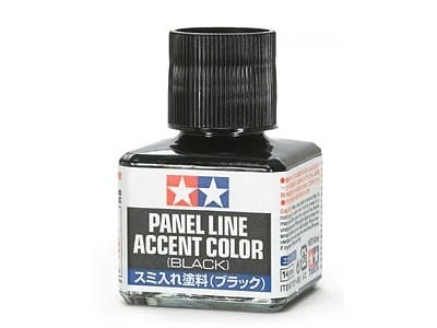 Farba do linii Panel Line Accent Color Black 87131 Tamiya