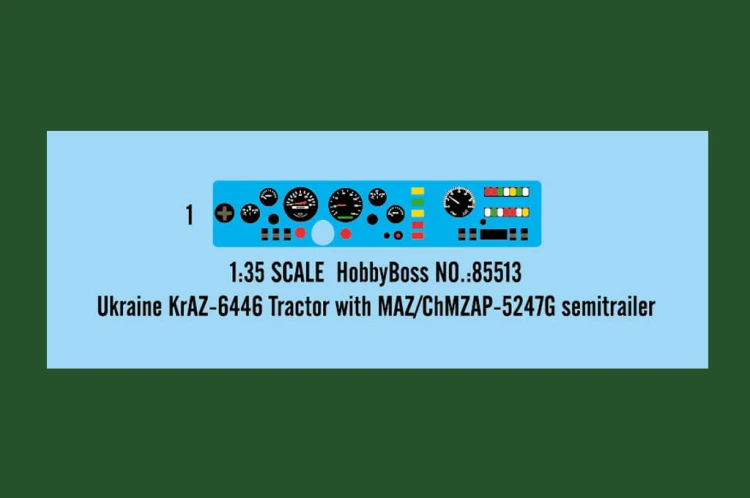 Ciężarówka KrAZ-6446 z MAZ/ChMZAP-5247G 85513 Hobby Boss
